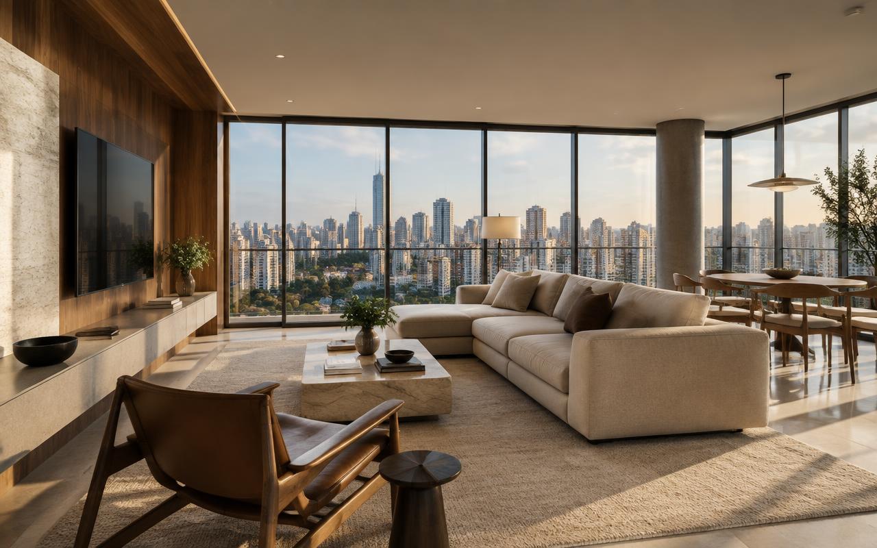 Apartamento com vista para São Paulo